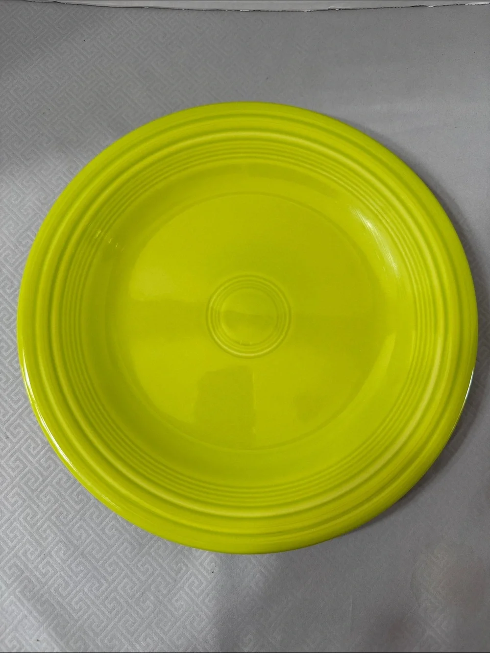 Fiesta Dinner Plate 10.5” Lemongrass Green Ceramic Homer Laughlin USA